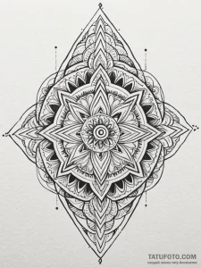 P, tattoo drawing outline, on a clean white p... - эскиз тату (№1752630455_0, 16.07.2025 01:47) — Tatufoto.com