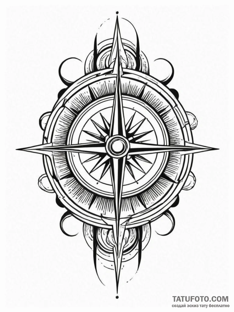 Tattoo sketch an abstract representation of a... - эскиз тату (№1752649064_0, 16.07.2025 06:57) — Tatufoto.com