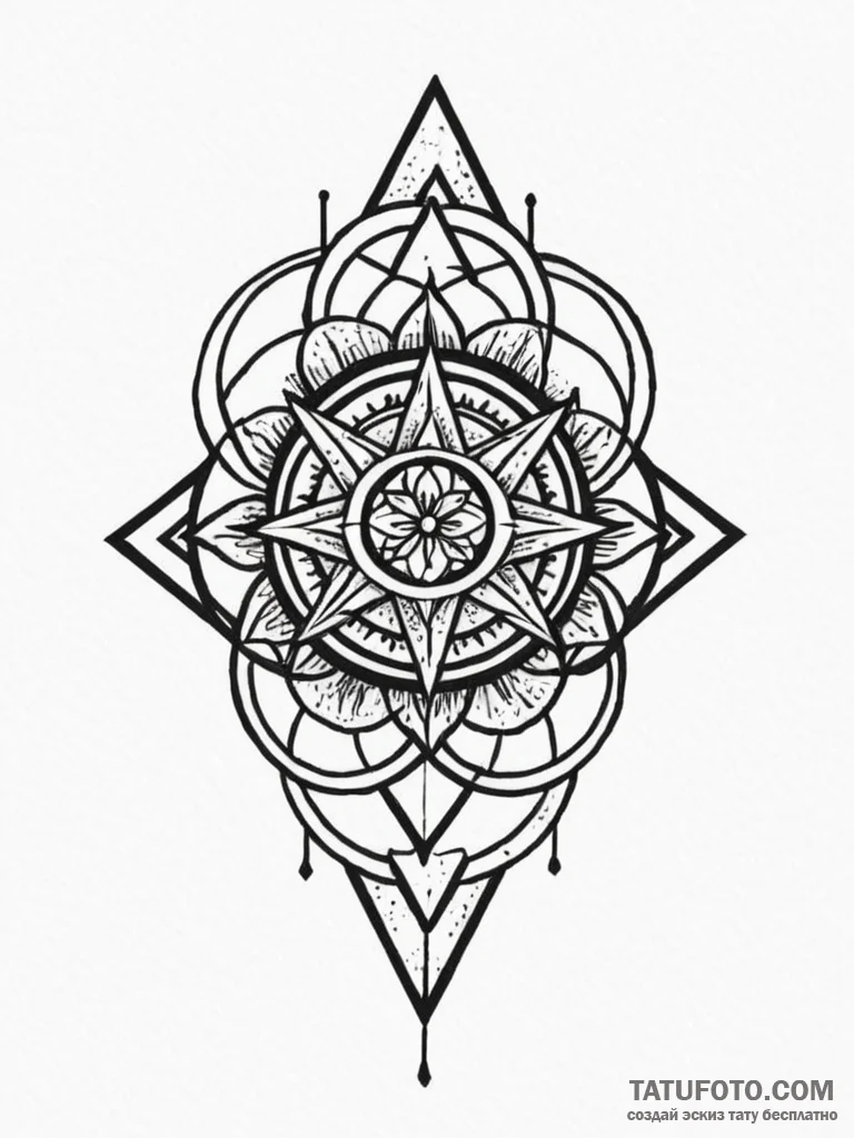 Tattoo sketch a minimalist outline of a power... - эскиз тату (№1752649147_0, 16.07.2025 06:59) — Tatufoto.com
