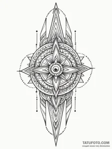 Tattoo sketch a rogue's dagger with a subtle... - эскиз тату (№1752650449_0, 16.07.2025 07:20) — Tatufoto.com
