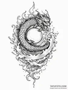 Tattoo design a hand holding a glowing orb of... - эскиз тату (№1752650612_0, 16.07.2025 07:23) — Tatufoto.com