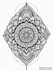 Tattoo sketch a flowing gradient of colors th... - эскиз тату (№1752652731_0, 16.07.2025 07:58) — Tatufoto.com