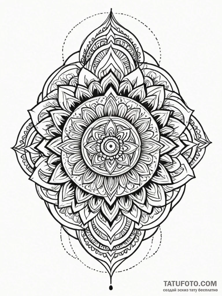 Tattoo sketch a flowing gradient of colors th... - эскиз тату (№1752652731_0, 16.07.2025 07:58) — Tatufoto.com