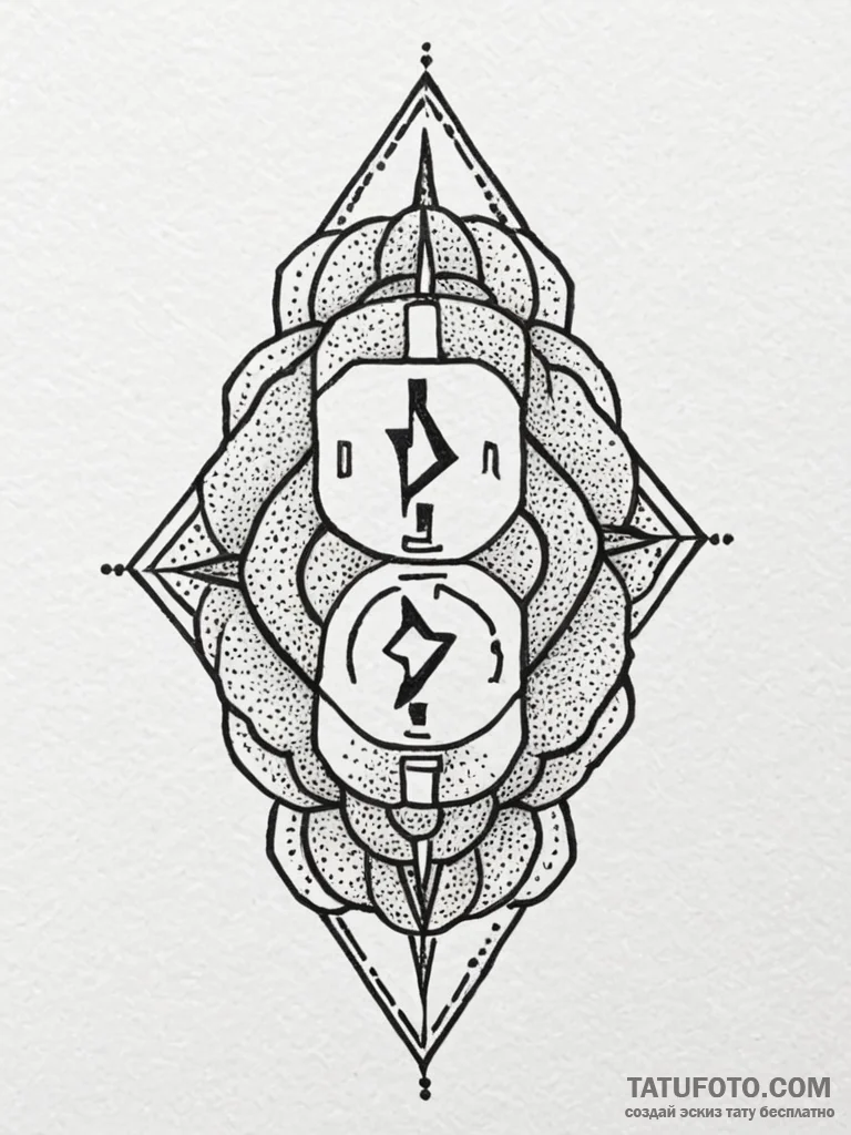 Tattoo design a simple "plug and socket" symb... - эскиз тату (№1752654452_0, 16.07.2025 08:27) — Tatufoto.com
