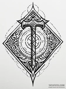 Tattoo design: a geometric representation of... - эскиз тату (№1752658255_0, 16.07.2025 09:30) — Tatufoto.com