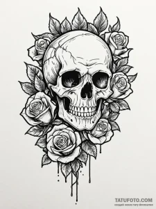 A minimalist tattoo of the iconic "trunk shot... - эскиз тату (№1752658731_0, 16.07.2025 09:38) — Tatufoto.com