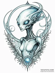 A watercolor sketch of diva plavalaguna, beau... - эскиз тату (№1752659296_0, 16.07.2025 09:48) — Tatufoto.com