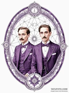 A neo-traditional portrait of the main charac... - эскиз тату (№1752659610_0, 16.07.2025 09:53) — Tatufoto.com