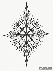 Tattoo design: a minimalist kolovrat tattoo,... - эскиз тату (№1752660156_0, 16.07.2025 10:02) — Tatufoto.com