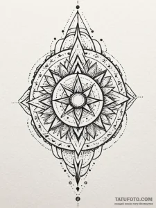 Tattoo sketch an abstract representation of a... - эскиз тату (№1752660391_0, 16.07.2025 10:06) — Tatufoto.com