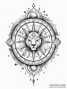 Tattoo design a line art tattoo where the neg... - эскиз тату (№1752660468_0, 16.07.2025 10:07) — Tatufoto.com