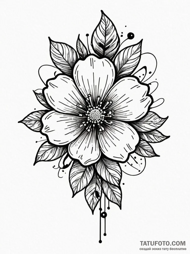 Tattoo sketch a subtle outline of a hip with... - эскиз тату (№1752661016_0, 16.07.2025 10:16) — Tatufoto.com