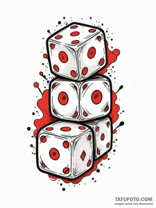 Tattoo sketch a minimalist d6 dice linework.,... - эскиз тату (№1752661880_0, 16.07.2025 10:31) — Tatufoto.com
