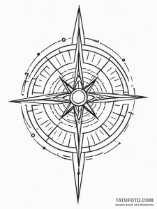 Tattoo design an abstract radar sweep pattern... - эскиз тату (№1752662892_0, 16.07.2025 10:48) — Tatufoto.com