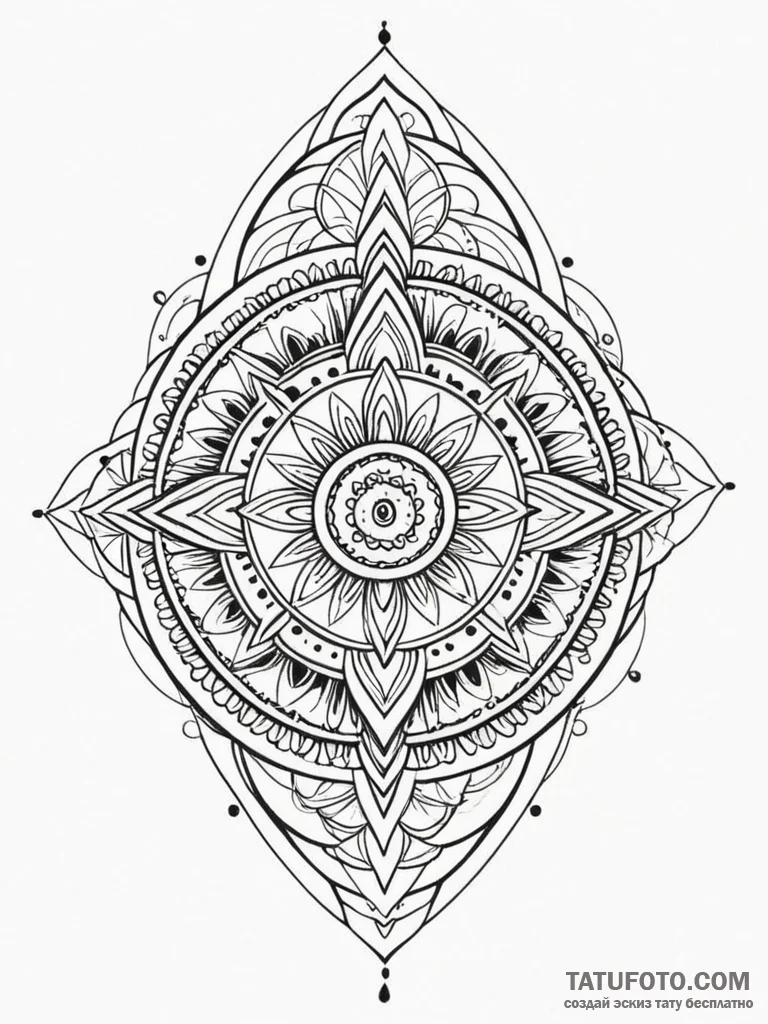 Tattoo sketch a subtle crown outline over a n... - эскиз тату (№1752662970_0, 16.07.2025 10:49) — Tatufoto.com