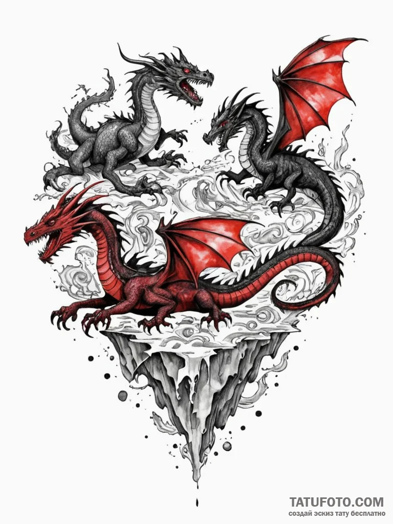 A watercolor sketch of a fantasy world map, w... - эскиз тату (№1752663283_0, 16.07.2025 10:54) — Tatufoto.com
