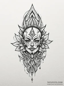 Tricsel, tattoo flash sheet design, black and... - эскиз тату (№1752667082_0, 16.07.2025 11:58) — Tatufoto.com