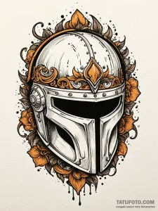 A neo-traditional tattoo of the nilfgaardian... - эскиз тату (№1752671398_0, 16.07.2025 13:09) — Tatufoto.com