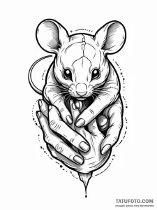 Tattoo design a gamer's hand on a mouse with... - эскиз тату (№1752671859_0, 16.07.2025 13:17) — Tatufoto.com