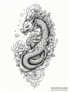 Tattoo sketch an abstract representation of s... - эскиз тату (№1752672250_0, 16.07.2025 13:24) — Tatufoto.com