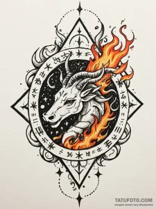 Tattoo design a blackwork representation of t... - эскиз тату (№1752673646_0, 16.07.2025 13:47) — Tatufoto.com
