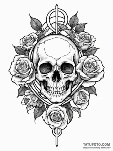 Tattoo sketch a single, fine line forming an... - эскиз тату (№1752675078_0, 16.07.2025 14:11) — Tatufoto.com
