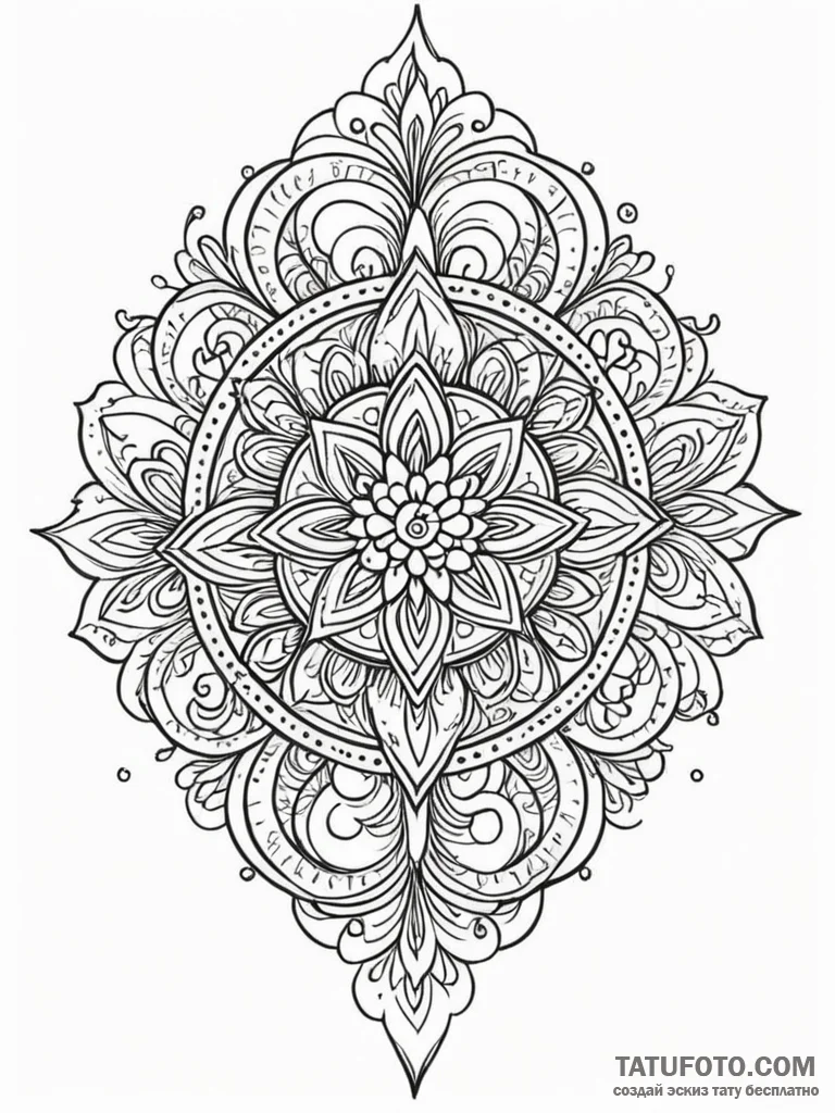 Happiness (symbol), tattoo drawing outline, o... - эскиз тату (№1752675158_0, 16.07.2025 14:12) — Tatufoto.com