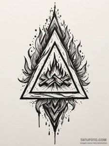82. tattoo design: a "krada" rune integrated... - эскиз тату (№1752676272_0, 16.07.2025 14:31) — Tatufoto.com