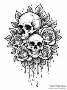Tattoo sketch a pixelated cloud raining money... - эскиз тату (№1752678892_0, 16.07.2025 15:14) — Tatufoto.com