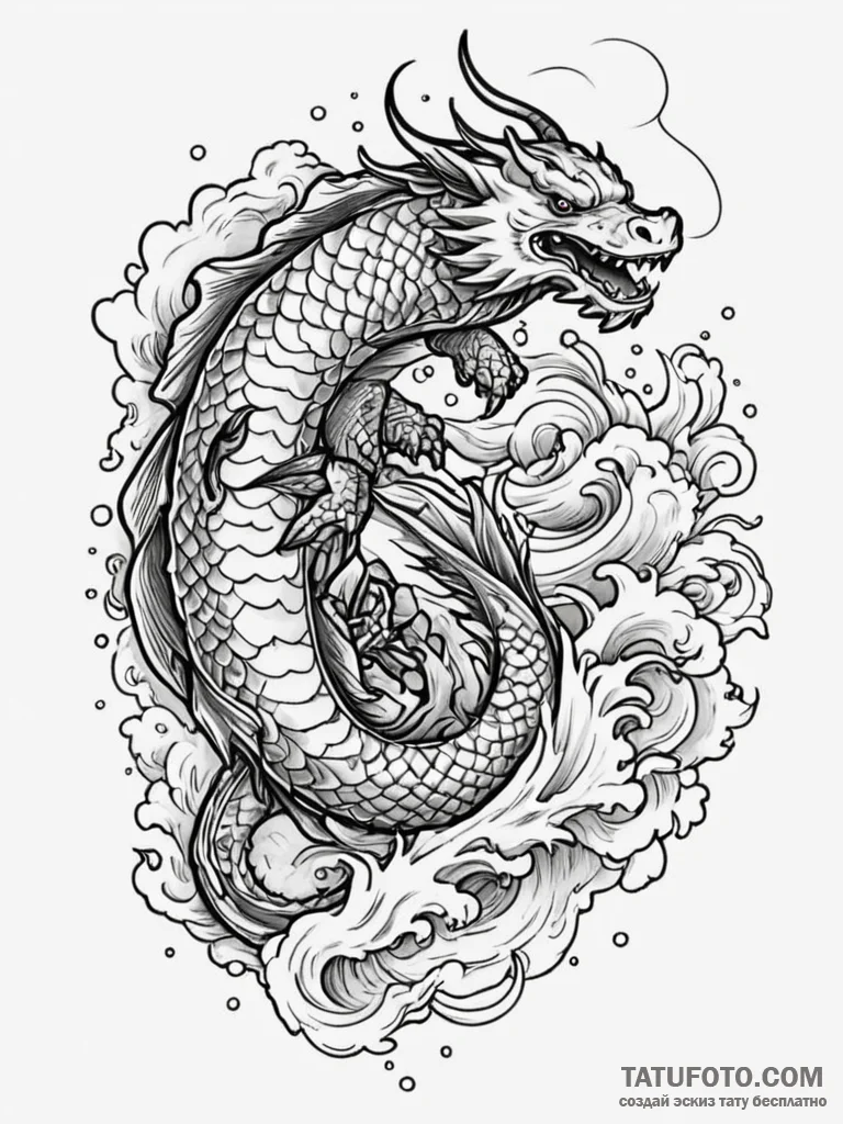 Tattoo sketch the words 'it's dangerous to go... - эскиз тату (№1752679672_0, 16.07.2025 15:27) — Tatufoto.com