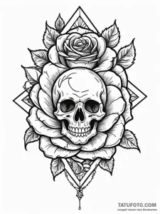 A linework tattoo of the moordale secondary s... - эскиз тату (№1752680530_0, 16.07.2025 15:42) — Tatufoto.com