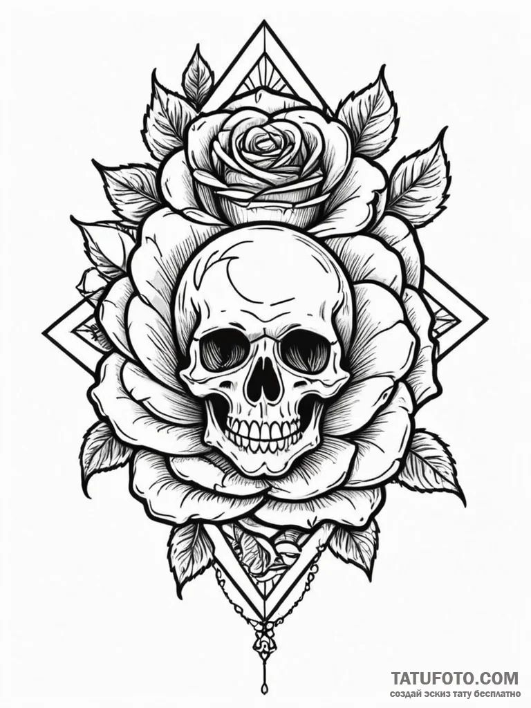 A linework tattoo of the moordale secondary s... - эскиз тату (№1752680530_0, 16.07.2025 15:42) — Tatufoto.com