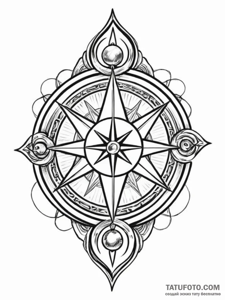 Tattoo design a magical grimoire with a glowi... - эскиз тату (№1752681076_0, 16.07.2025 15:51) — Tatufoto.com