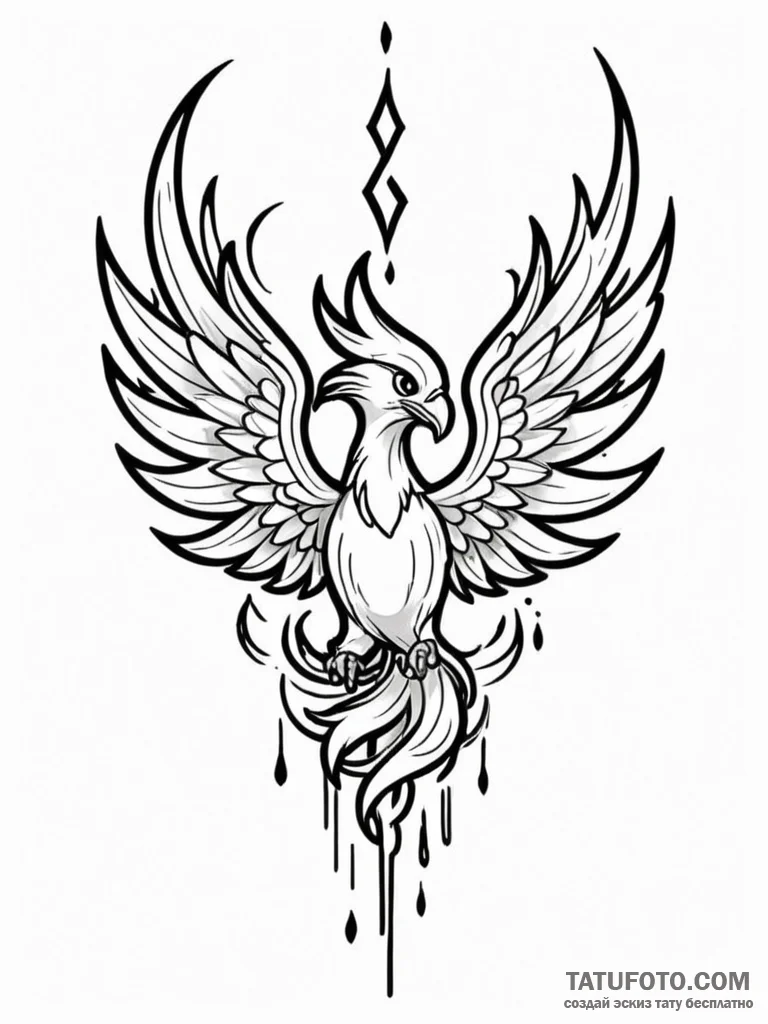 Tattoo design a minimalist «respawn» symbol w… — эскиз тату (№1752681542_0, 16.07.2025 15:59) — Tatufoto.com
