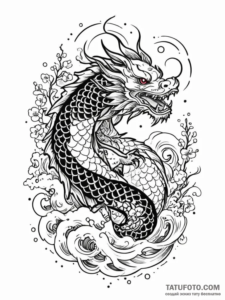 Tattoo design a striking contrast of blackwor… — эскиз тату (№1752682476_0, 16.07.2025 16:14) — Tatufoto.com