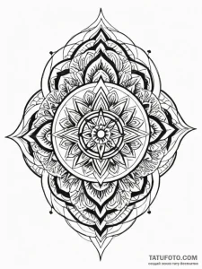 Tattoo sketch an abstract representation of a... - эскиз тату (№1752686887_0, 16.07.2025 17:28) — Tatufoto.com