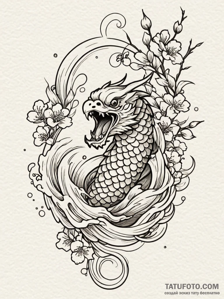 Parrot, concept art for tattoo, sepia tone sk... - эскиз тату (№1752687213_0, 16.07.2025 17:33) — Tatufoto.com