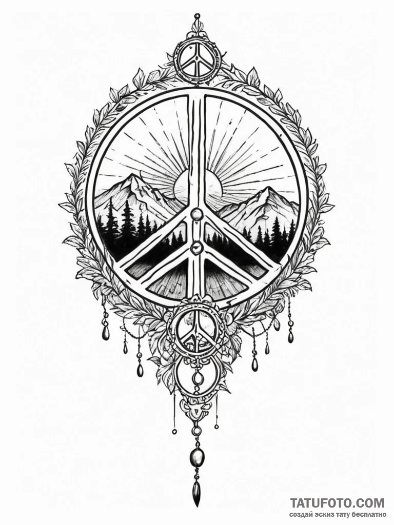 Tattoo sketch a soft, ethereal representation... - эскиз тату (№1752689170_0, 16.07.2025 18:06) — Tatufoto.com