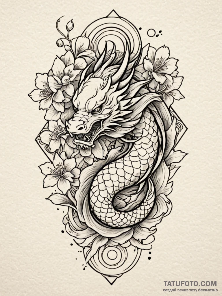 Tattoo sketch a subtle symbol of logic and re… — эскиз тату (№1752690719_0, 16.07.2025 18:31) — Tatufoto.com