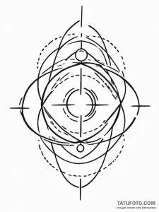 Tattoo sketch a minimalist symbol for a force... - эскиз тату (№1752692262_0, 16.07.2025 18:57) — Tatufoto.com
