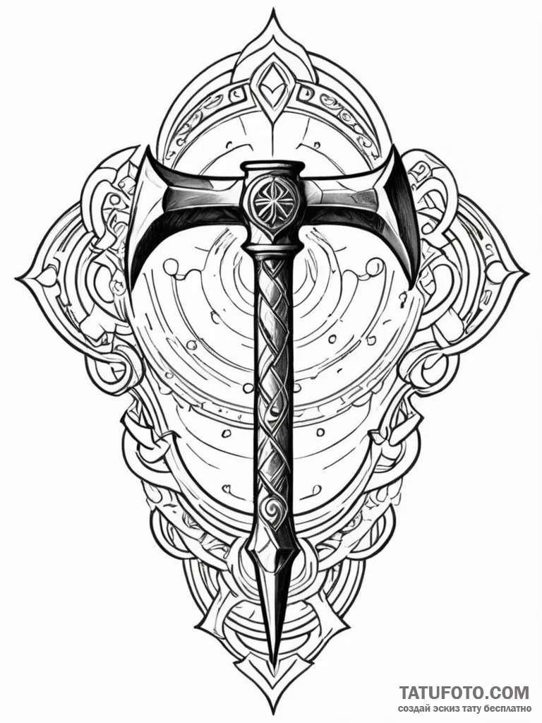 Tattoo design: a geometric representation of… — эскиз тату (№1752693429_0, 16.07.2025 19:17) — Tatufoto.com