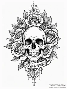 Tattoo design a meaningful word (e.g., "alway... - эскиз тату (№1752696282_0, 16.07.2025 20:04) — Tatufoto.com