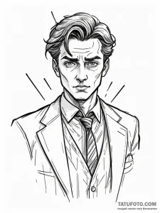 A graphic novel panel of neo's "whoa" moment.... - эскиз тату (№1752701841_0, 16.07.2025 21:37) — Tatufoto.com