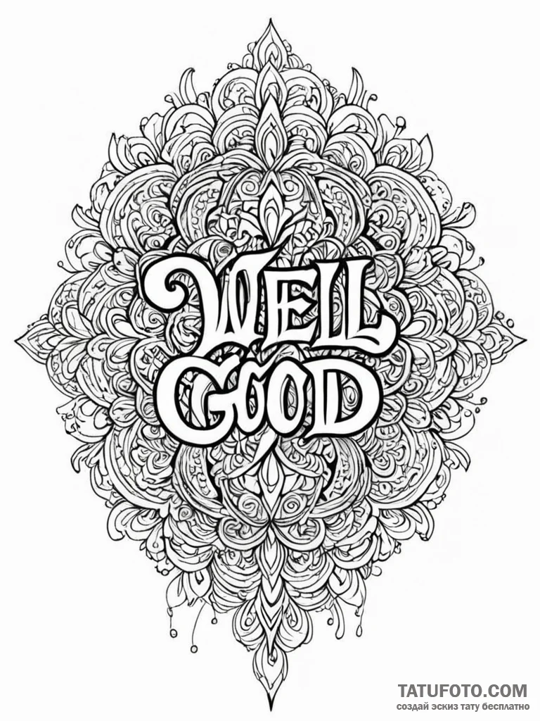 A chicano lettering tattoo "well, that was a... - эскиз тату (№1752701921_0, 16.07.2025 21:38) — Tatufoto.com