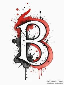 Tattoo sketch a subtle initial with a small,... - эскиз тату (№1752705599_0, 16.07.2025 22:39) — Tatufoto.com