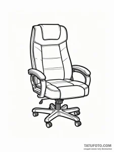Tattoo design a gaming chair armrest with a s... - эскиз тату (№1752707254_0, 16.07.2025 23:07) — Tatufoto.com