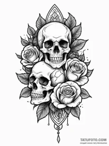 Moody & atmospheric, tattoo flash sheet desig... - эскиз тату (№1752707413_0, 16.07.2025 23:10) — Tatufoto.com