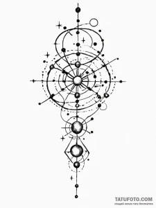 Tattoo design a personal constellation on the... - эскиз тату (№1752707569_0, 16.07.2025 23:12) — Tatufoto.com