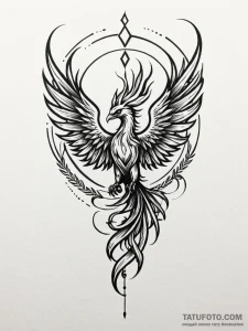 Tattoo design a minimalist "respawn" symbol w... - эскиз тату (№1752708147_0, 16.07.2025 23:22) — Tatufoto.com