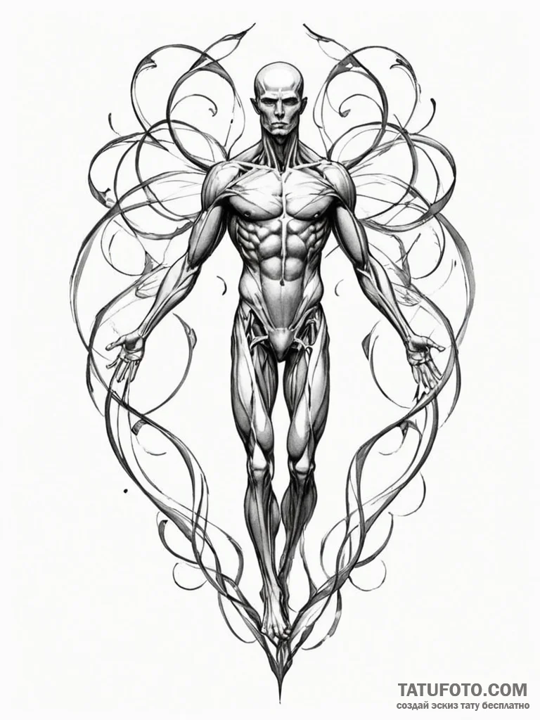 р“сђсѓрїрїр° 16: human form & physiology (р§р... - эскиз тату (№1752708533_0, 16.07.2025 23:28) — Tatufoto.com